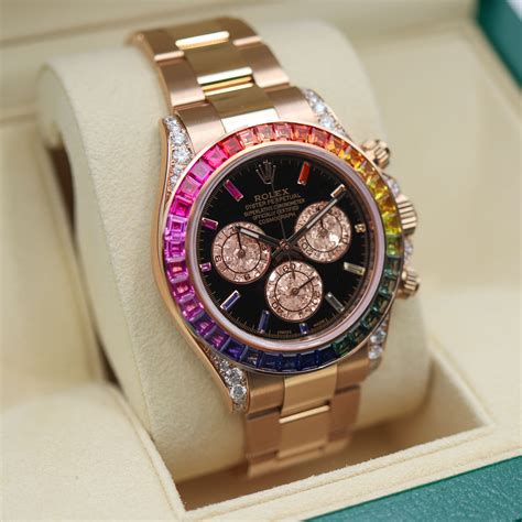 rolex daytona custom diamond|rolex daytona watch all models.